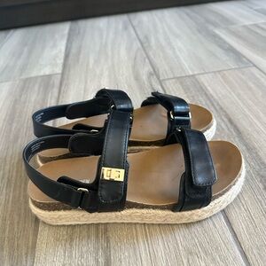 Black Espadrille Sandals